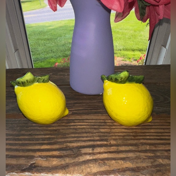 Lemon Salt and Pepper Shakers New with Tag - Picture 2 of 10